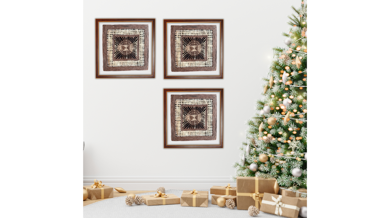 Cuadro Artesanal en Papel Amate, Decoración de Pared Hecho a Mano, Arte de Pared.