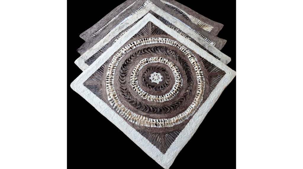 Papel Amate, Arte de Pared Hecho a Mano, Decoración de Pared, con Nudos