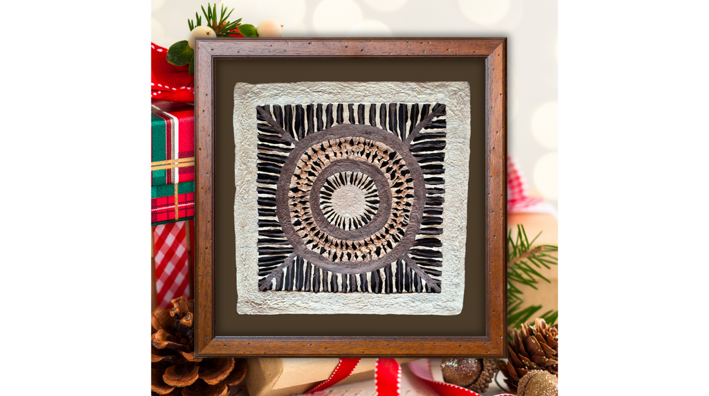 Cuadro Artesanal en Papel Amate, Decoración de Pared Hecho a Mano, Arte de Pared.