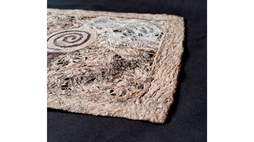 Arte de Pared Pequeño, Papel Amate Hecho a Mano, Estilo Deshebrado.