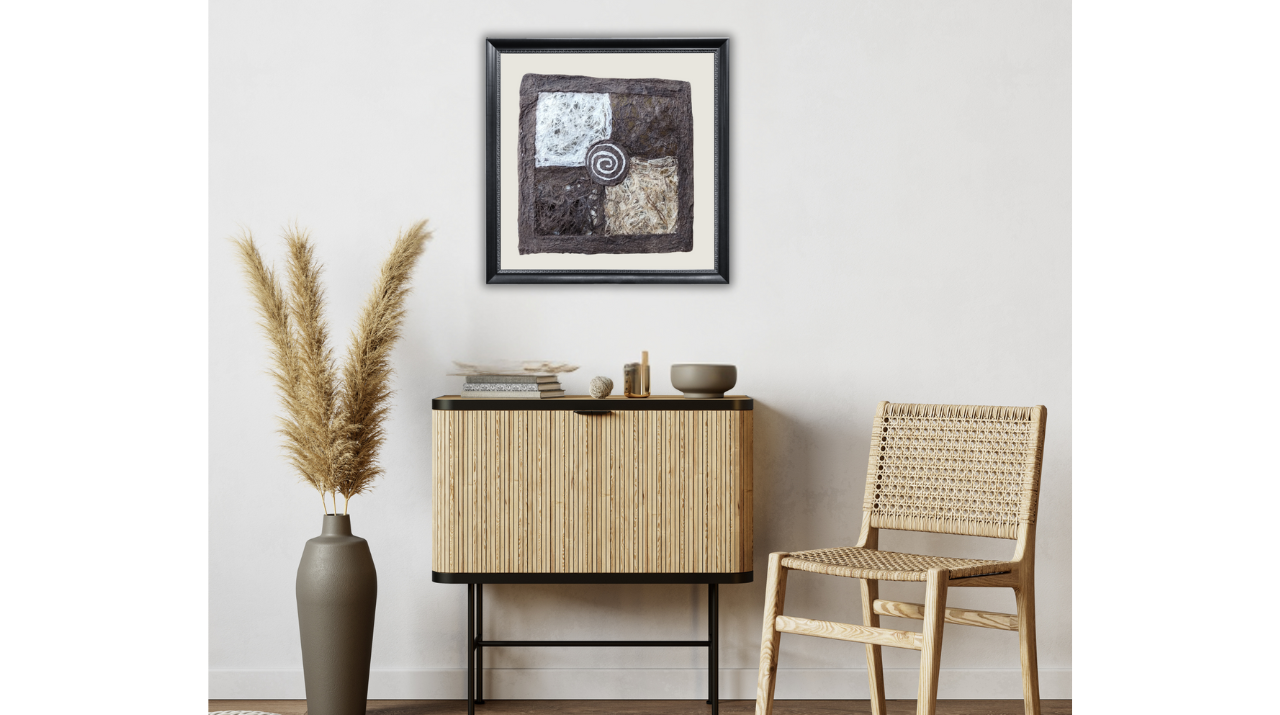 Arte de Pared, Decoración Artesanal de Papel Amate, estilo Deshebrado.