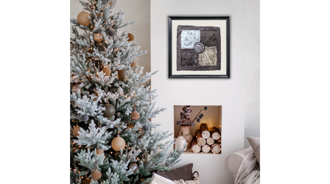 Arte de Pared, Decoración Artesanal de Papel Amate, estilo Deshebrado.