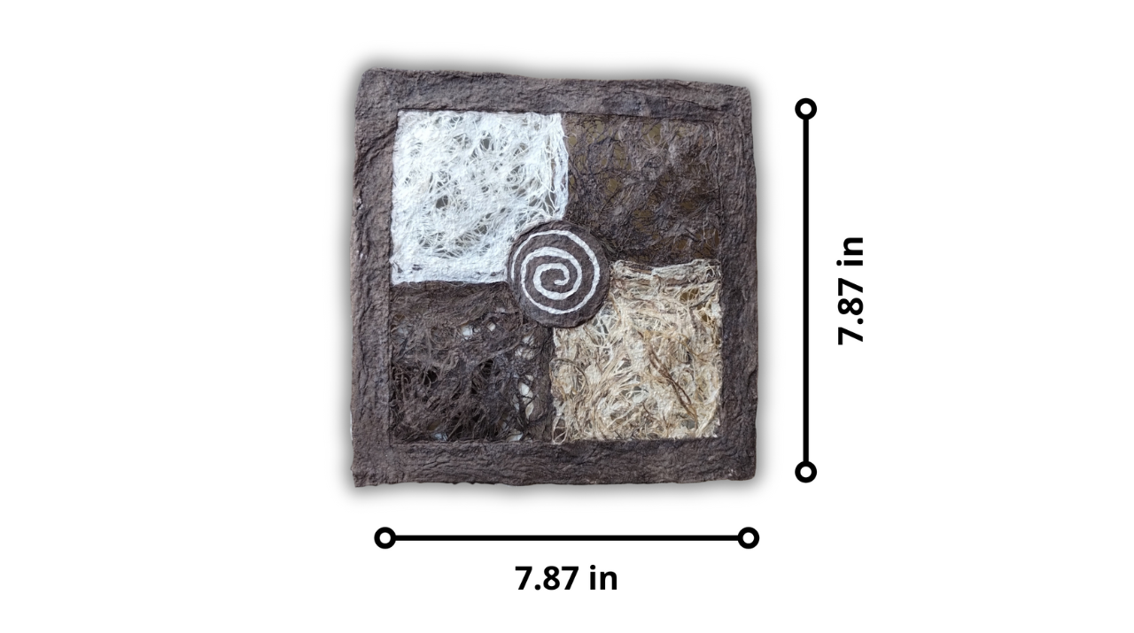 Arte de Pared, Decoración Artesanal de Papel Amate, estilo Deshebrado.