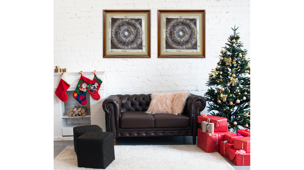 Papel Amate, Arte de Pared Hecho a Mano, Decoración de Pared, con Nudos