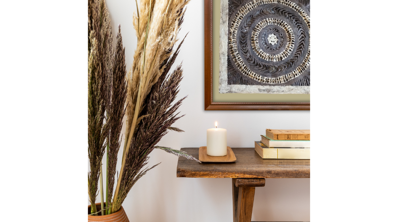 Papel Amate, Arte de Pared Hecho a Mano, Decoración de Pared, con Nudos