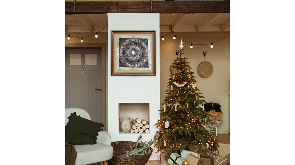 Papel Amate, Arte de Pared Hecho a Mano, Decoración de Pared, con Nudos