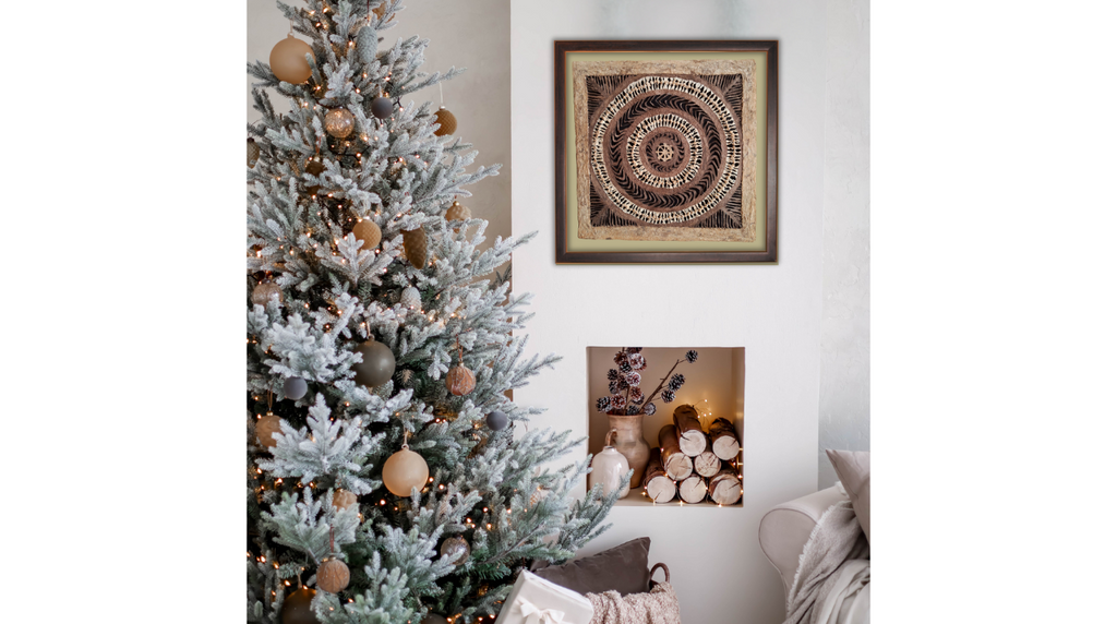 Papel Amate, Arte de Pared Hecho a Mano, Decoración de Pared, con Nudos