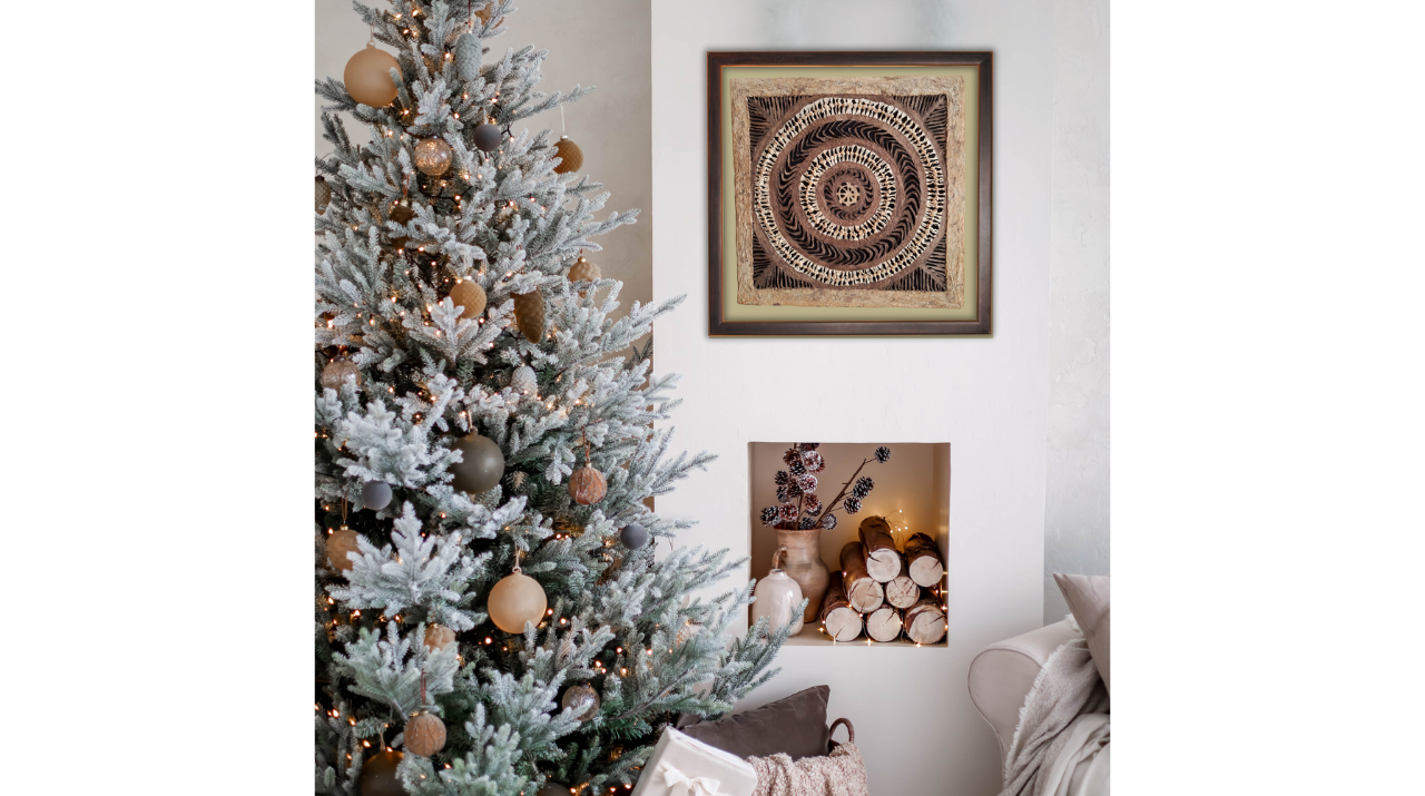 Papel Amate, Arte de Pared Hecho a Mano, Decoración de Pared, con Nudos