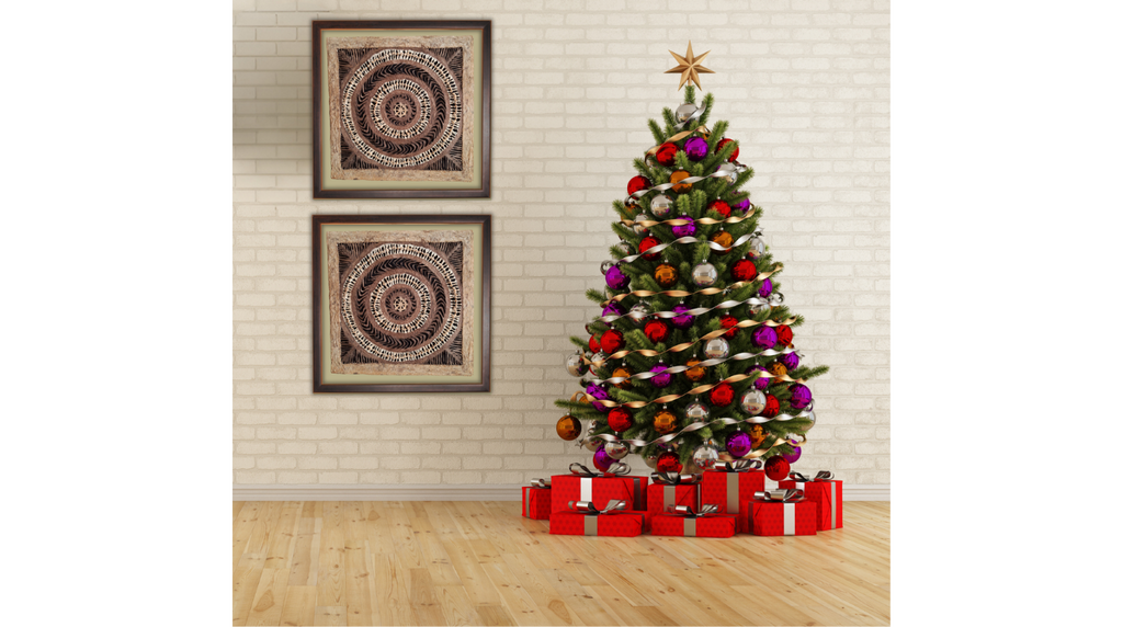 Papel Amate, Arte de Pared Hecho a Mano, Decoración de Pared, con Nudos