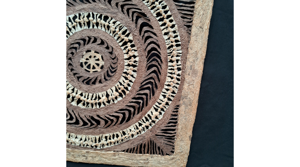 Papel Amate, Arte de Pared Hecho a Mano, Decoración de Pared, con Nudos