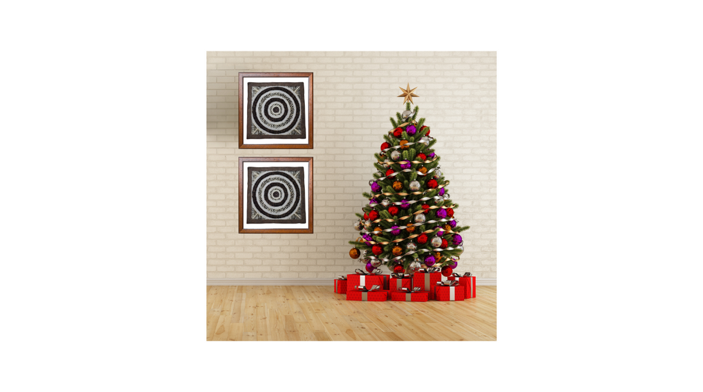 Papel Amate, Arte de Pared Hecho a Mano, Decoración de Pared, con Nudos