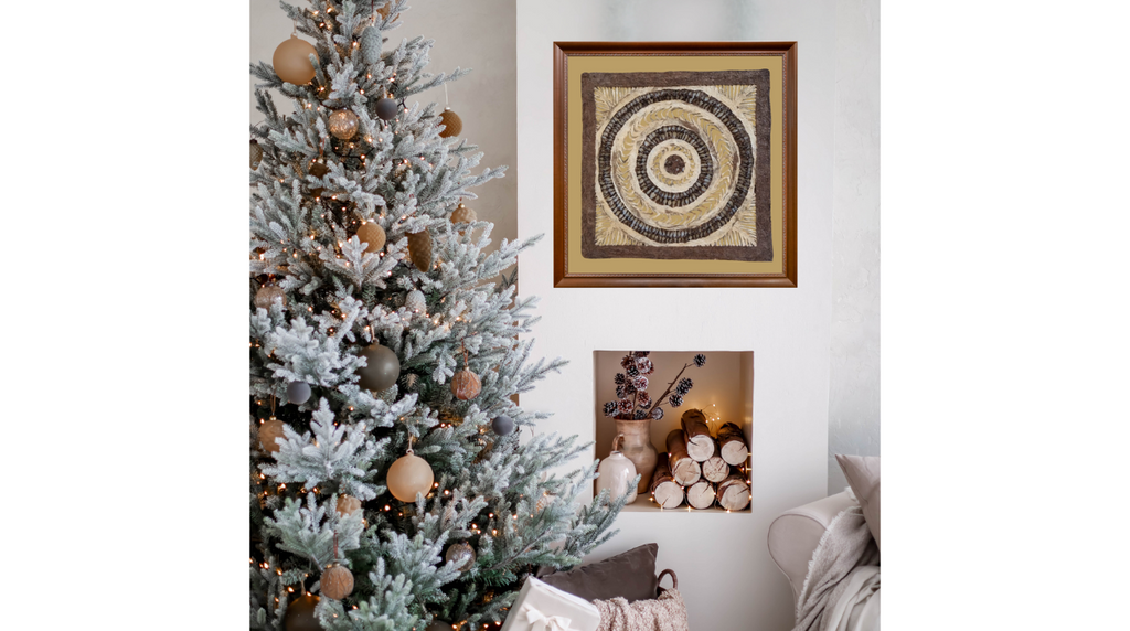 Papel Amate, Arte de Pared Hecho a Mano, Decoración de Pared, con Nudos