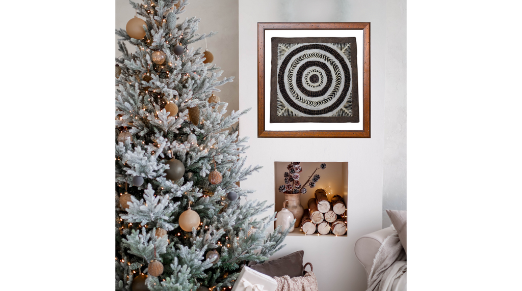 Papel Amate, Arte de Pared Hecho a Mano, Decoración de Pared, con Nudos