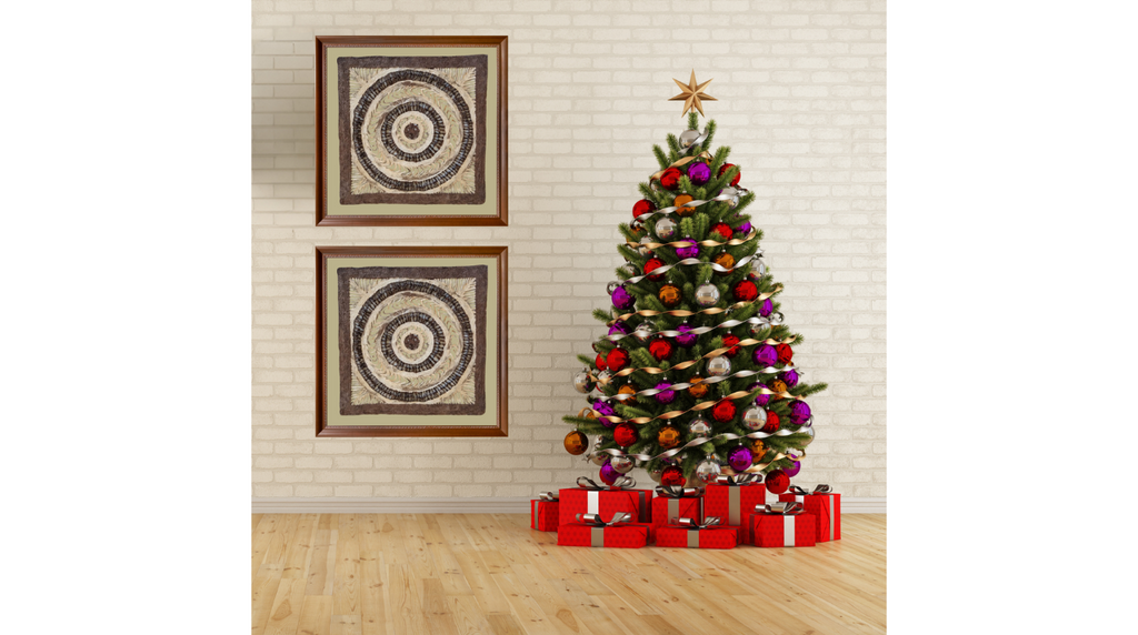 Papel Amate, Arte de Pared Hecho a Mano, Decoración de Pared, con Nudos