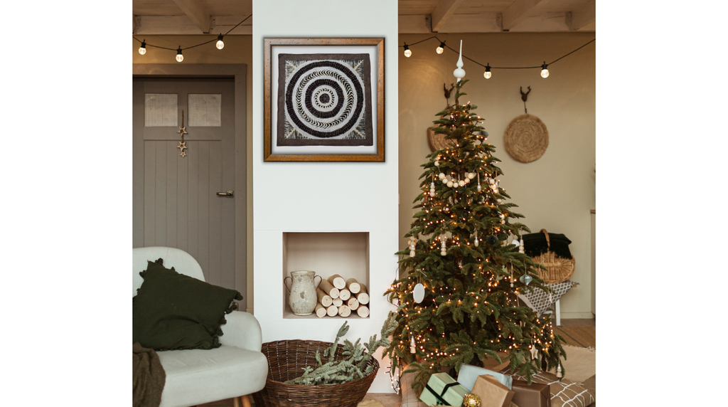 Papel Amate, Arte de Pared Hecho a Mano, Decoración de Pared, con Nudos