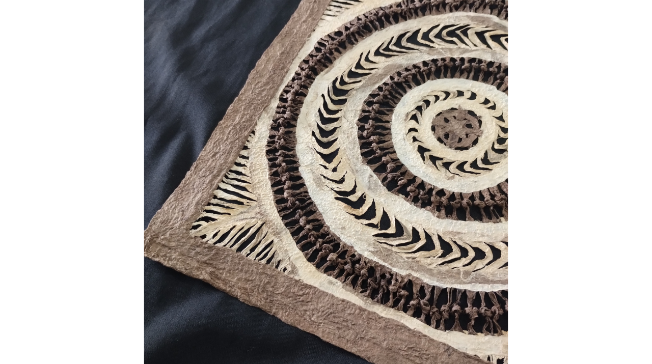 Papel Amate, Arte de Pared Hecho a Mano, Decoración de Pared, con Nudos