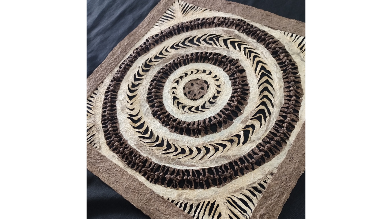 Papel Amate, Arte de Pared Hecho a Mano, Decoración de Pared, con Nudos