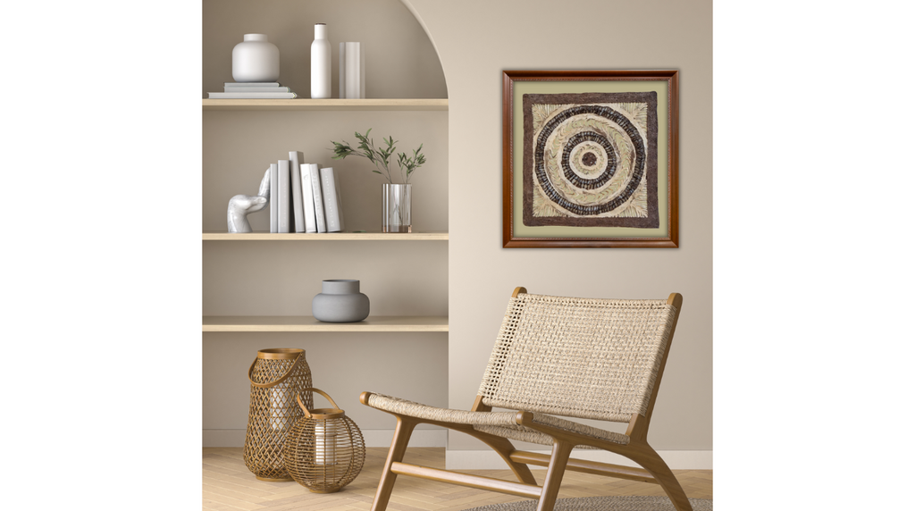 Papel Amate, Arte de Pared Hecho a Mano, Decoración de Pared, con Nudos