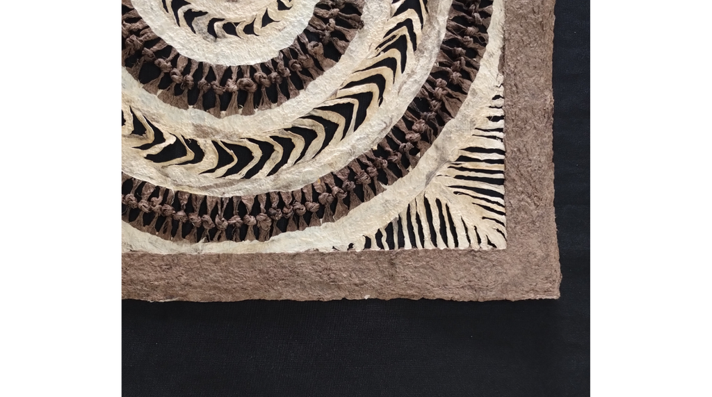 Papel Amate, Arte de Pared Hecho a Mano, Decoración de Pared, con Nudos