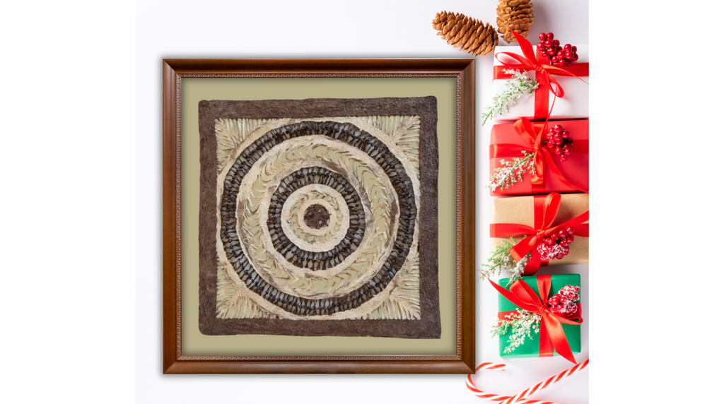 Papel Amate, Arte de Pared Hecho a Mano, Decoración de Pared, con Nudos