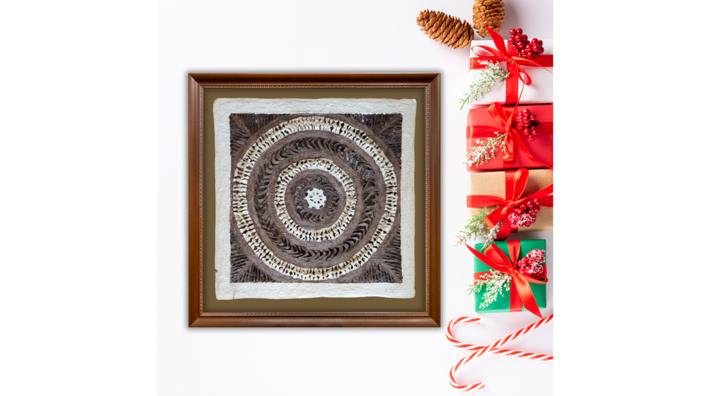 Papel Amate, Arte de Pared Hecho a Mano, Decoración de Pared, con Nudos