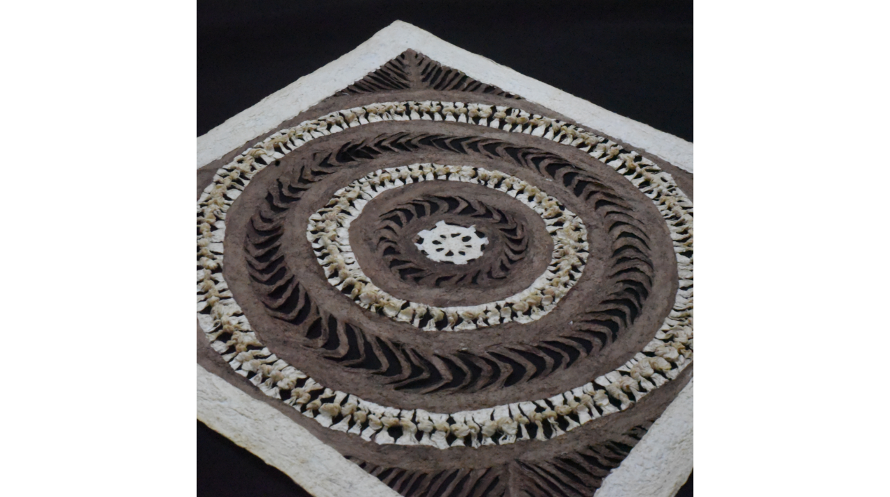 Papel Amate, Arte de Pared Hecho a Mano, Decoración de Pared, con Nudos