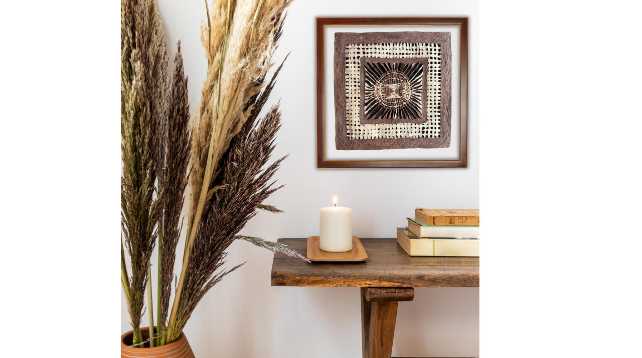 Cuadro Artesanal en Papel Amate, Decoración de Pared Hecho a Mano, Arte de Pared.