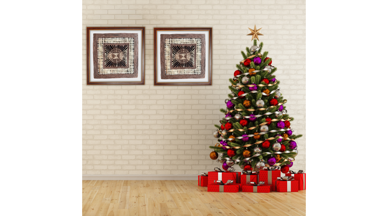 Cuadro Artesanal en Papel Amate, Decoración de Pared Hecho a Mano, Arte de Pared.