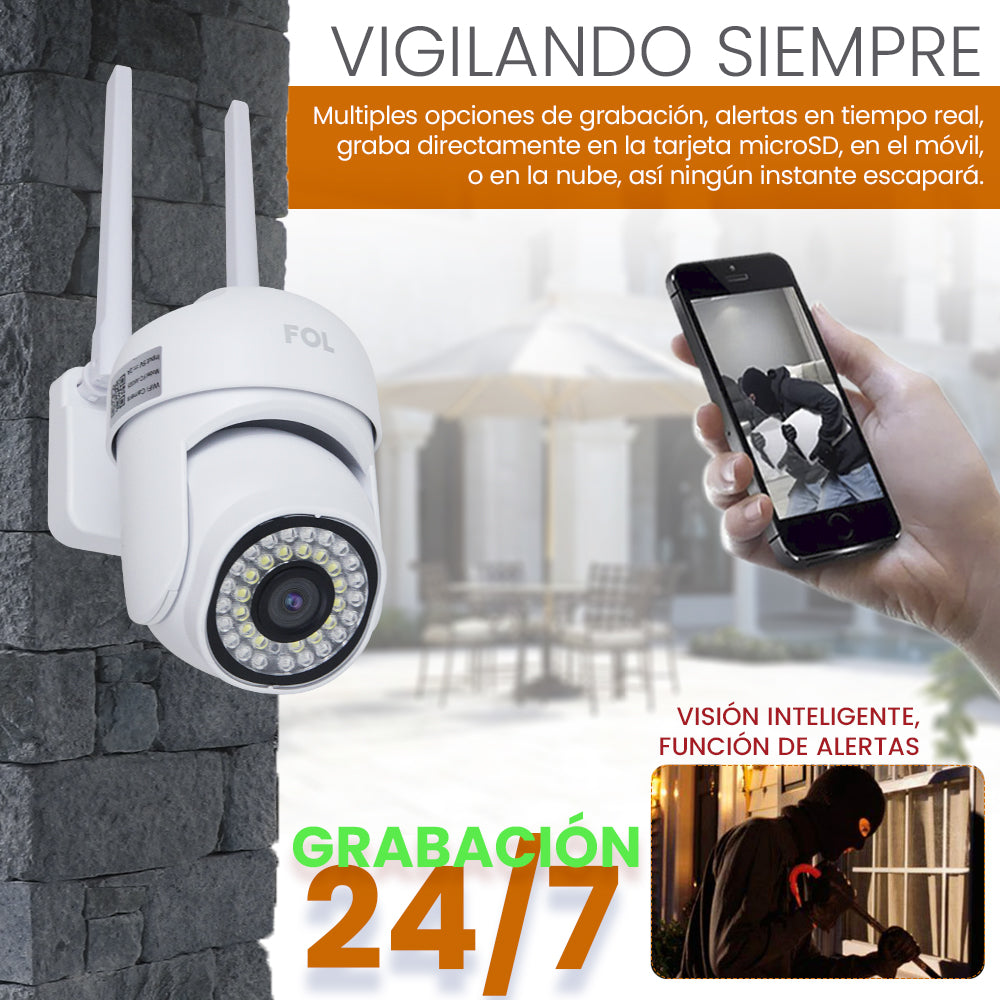 Camara de vigilancia exterior marca fol